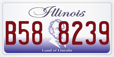 IL license plate B588239