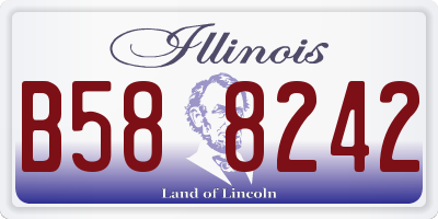 IL license plate B588242