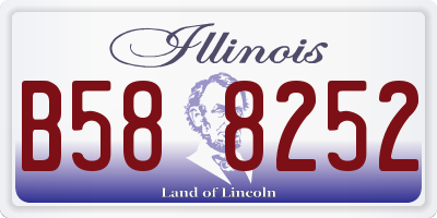 IL license plate B588252