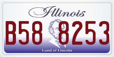 IL license plate B588253