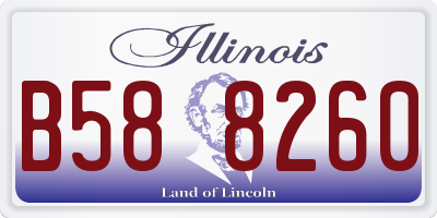 IL license plate B588260