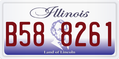 IL license plate B588261
