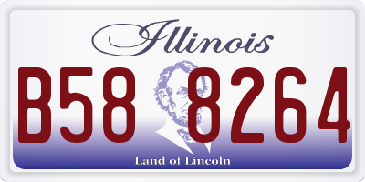 IL license plate B588264
