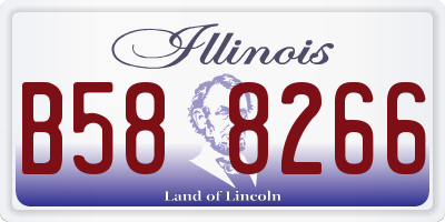 IL license plate B588266