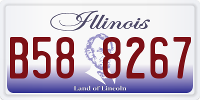 IL license plate B588267