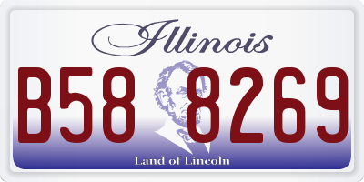 IL license plate B588269