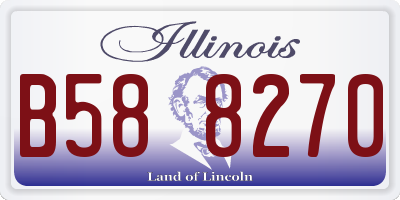 IL license plate B588270