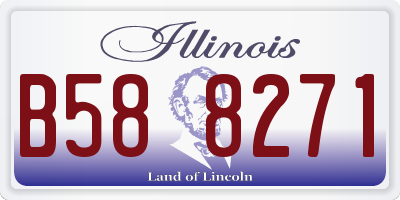 IL license plate B588271