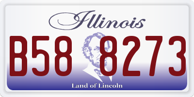 IL license plate B588273