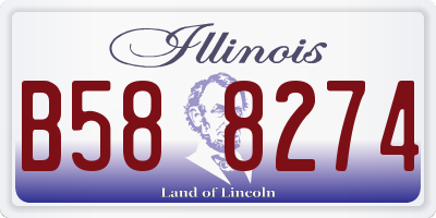 IL license plate B588274