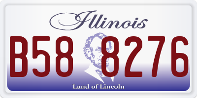 IL license plate B588276