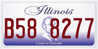 IL license plate B588277