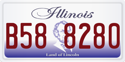IL license plate B588280