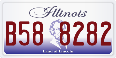 IL license plate B588282