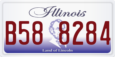 IL license plate B588284