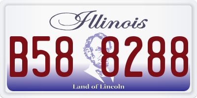 IL license plate B588288