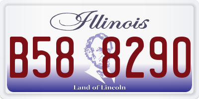 IL license plate B588290
