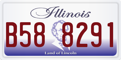 IL license plate B588291