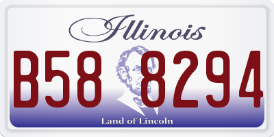 IL license plate B588294