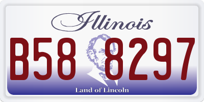 IL license plate B588297