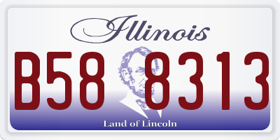 IL license plate B588313