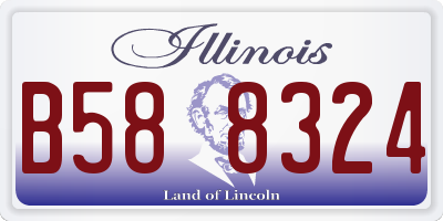 IL license plate B588324