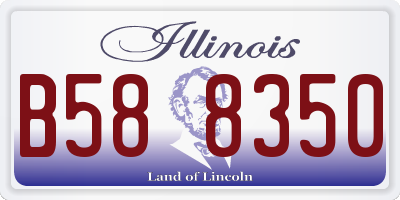 IL license plate B588350