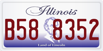 IL license plate B588352