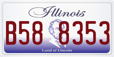 IL license plate B588353