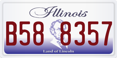 IL license plate B588357