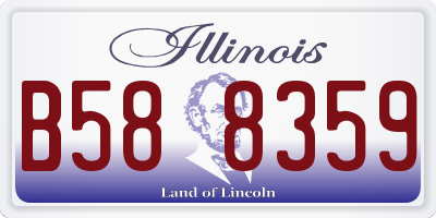 IL license plate B588359