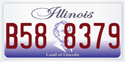 IL license plate B588379