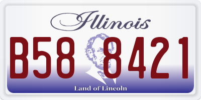 IL license plate B588421