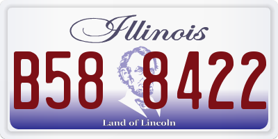 IL license plate B588422