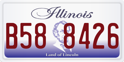 IL license plate B588426