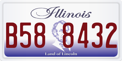 IL license plate B588432