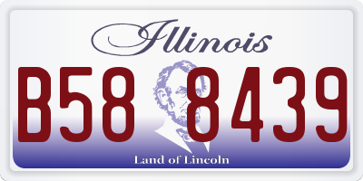 IL license plate B588439