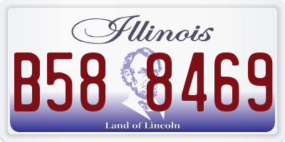IL license plate B588469