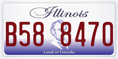 IL license plate B588470