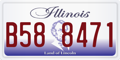 IL license plate B588471