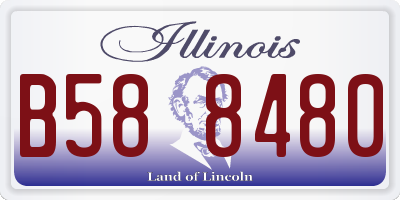 IL license plate B588480