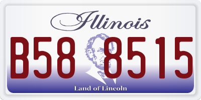 IL license plate B588515