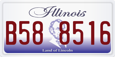 IL license plate B588516