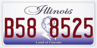 IL license plate B588525