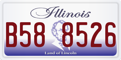IL license plate B588526