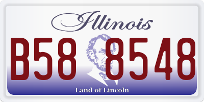 IL license plate B588548