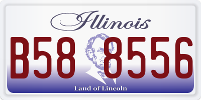 IL license plate B588556