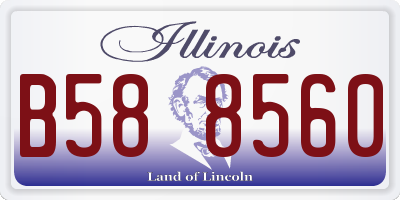 IL license plate B588560