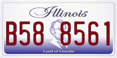 IL license plate B588561