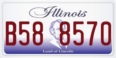 IL license plate B588570